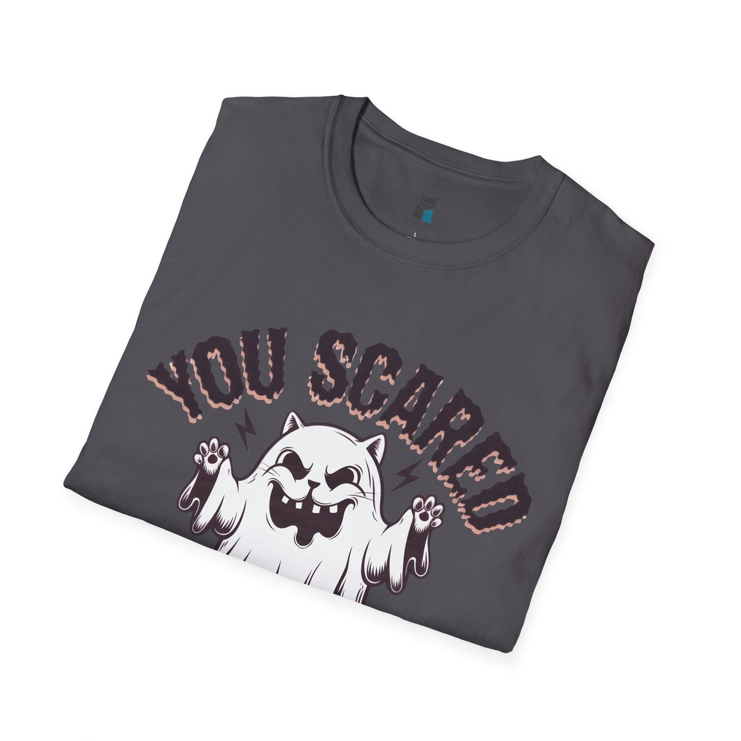 You Scared Bruh? Funny Halloween Cat Ghost T-Shirt