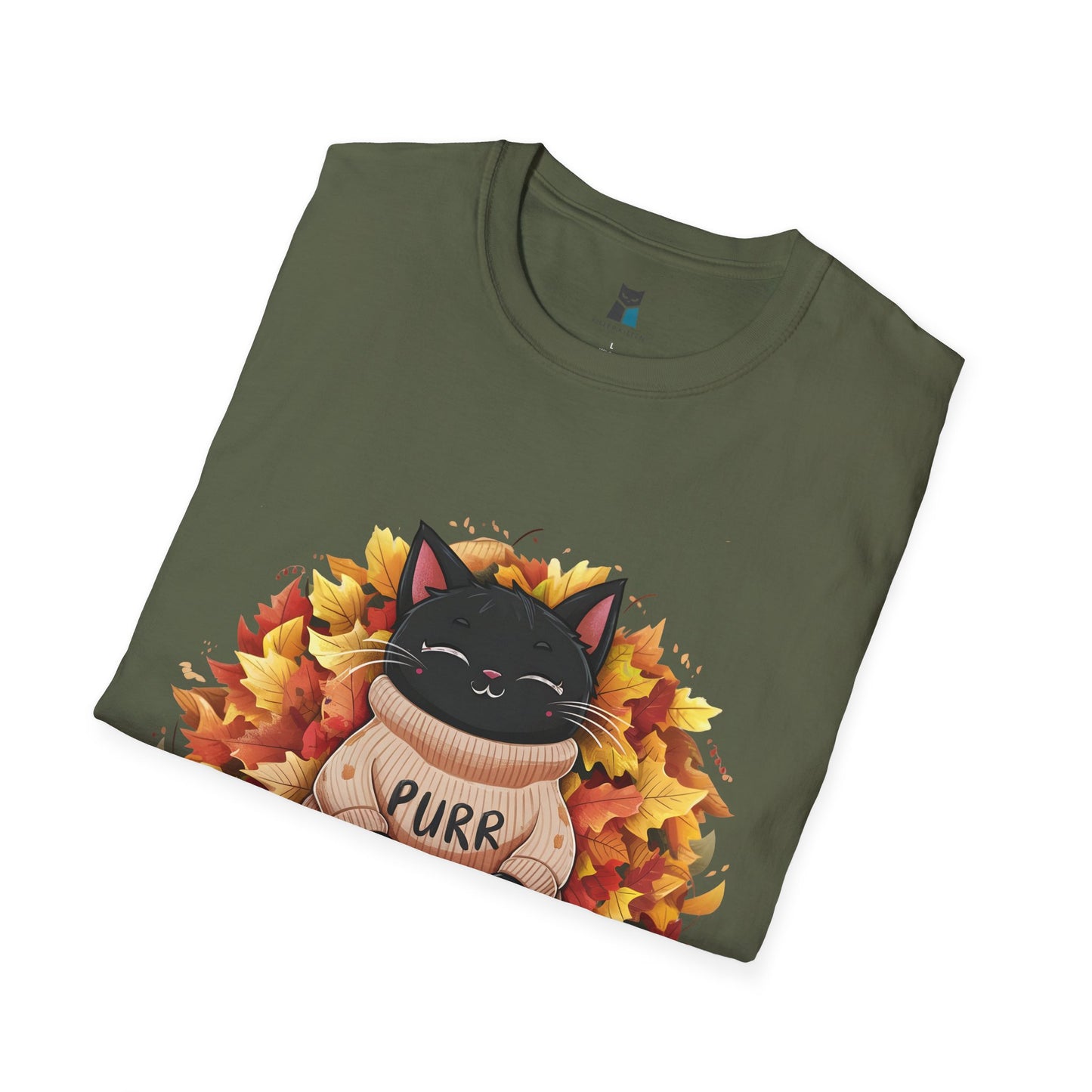 Cozy Fall Cat T-Shirt