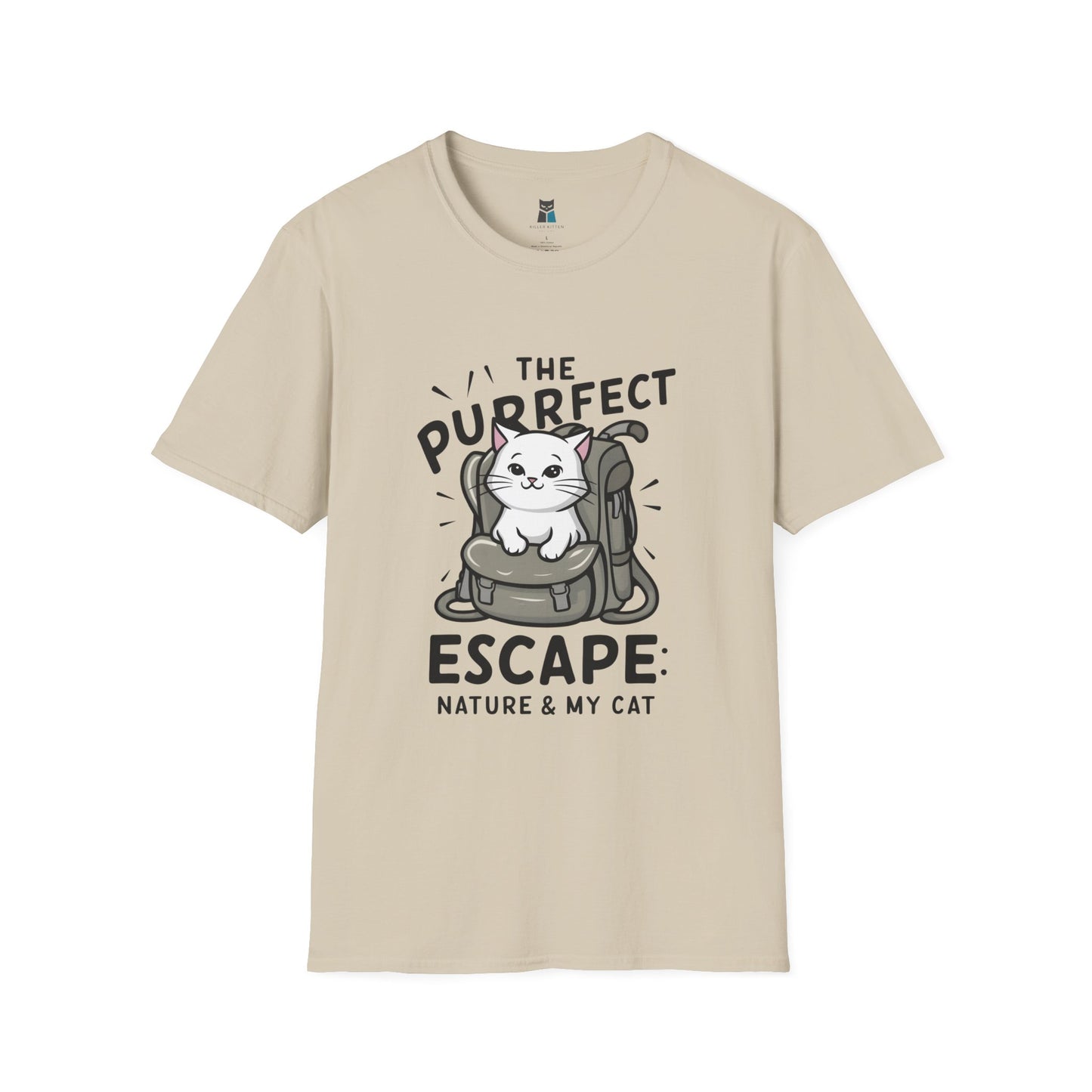 Purrfect Escape Hiking Cat T-Shirt