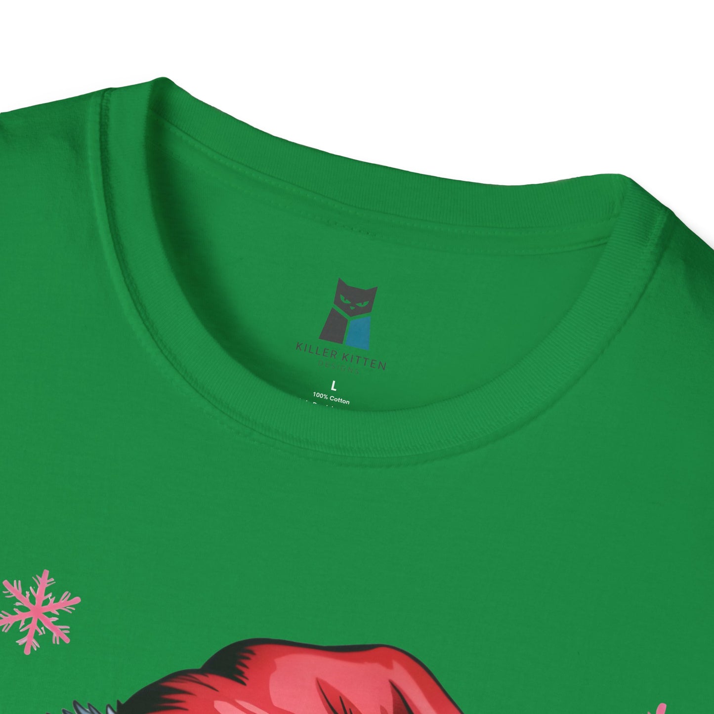 Fun Santa Cat T-Shirt for Holiday Cheer