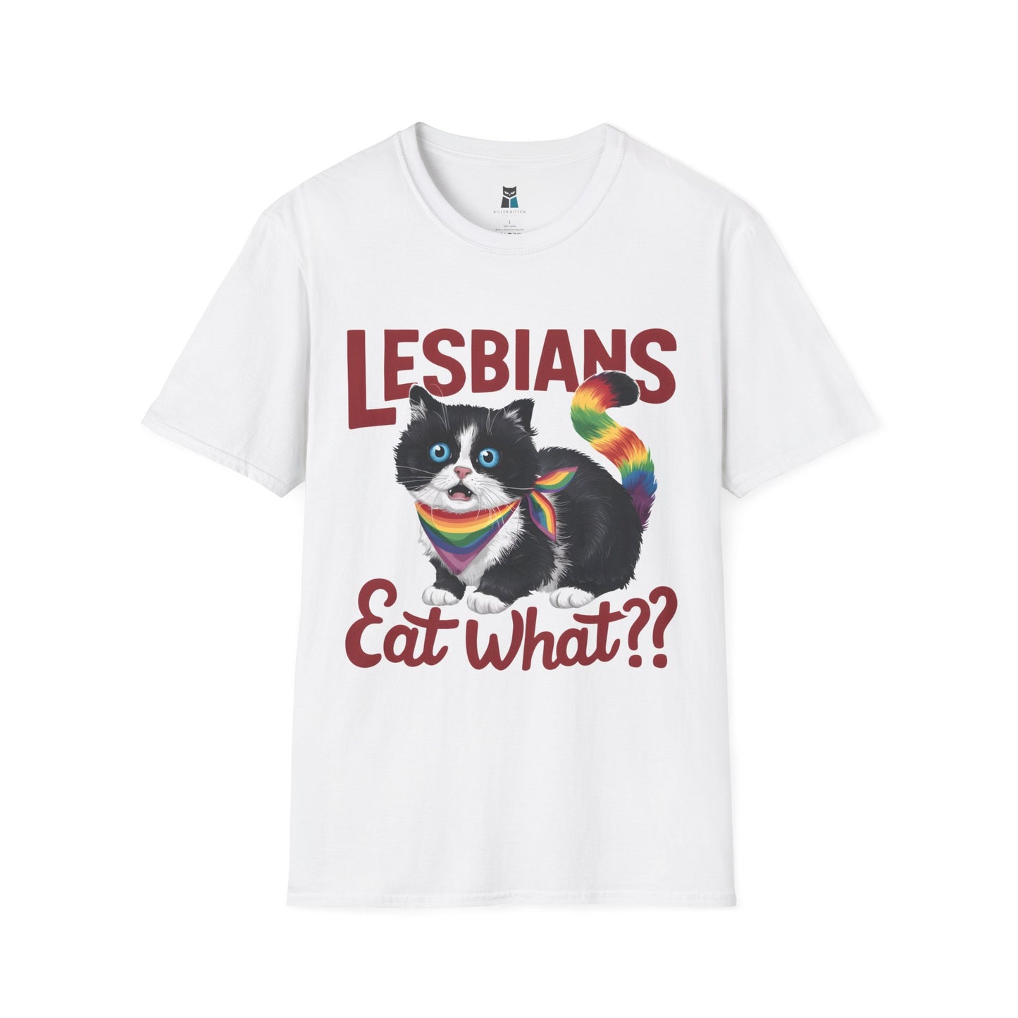 Lesbians Eat What?! Pride Cat T-Shirt