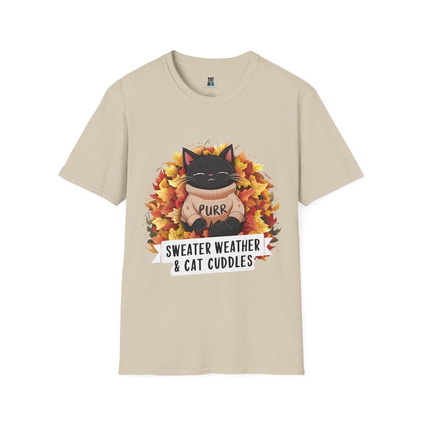 Cozy Fall Cat T-Shirt