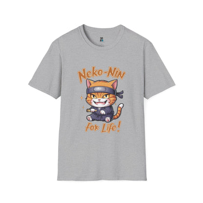 Neko-Nin For Life! Anime Cat Lover T-Shirt