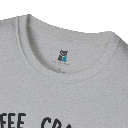 Coffee, Crayons, & Cattitude! Cat-tastic Kindergarten Teacher T-shirt