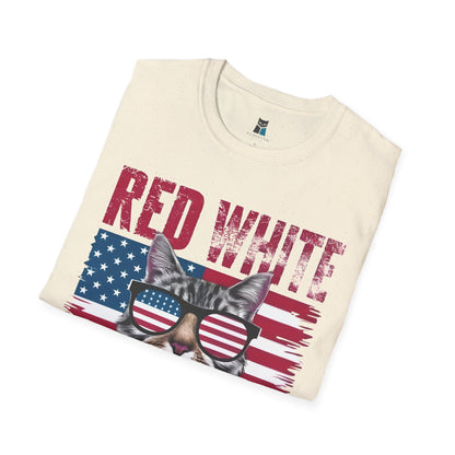 Red, White, and Meow: Show Your Patriotism T-Shirt