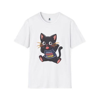 Kawaii Ramen Cat Anime T-Shirt