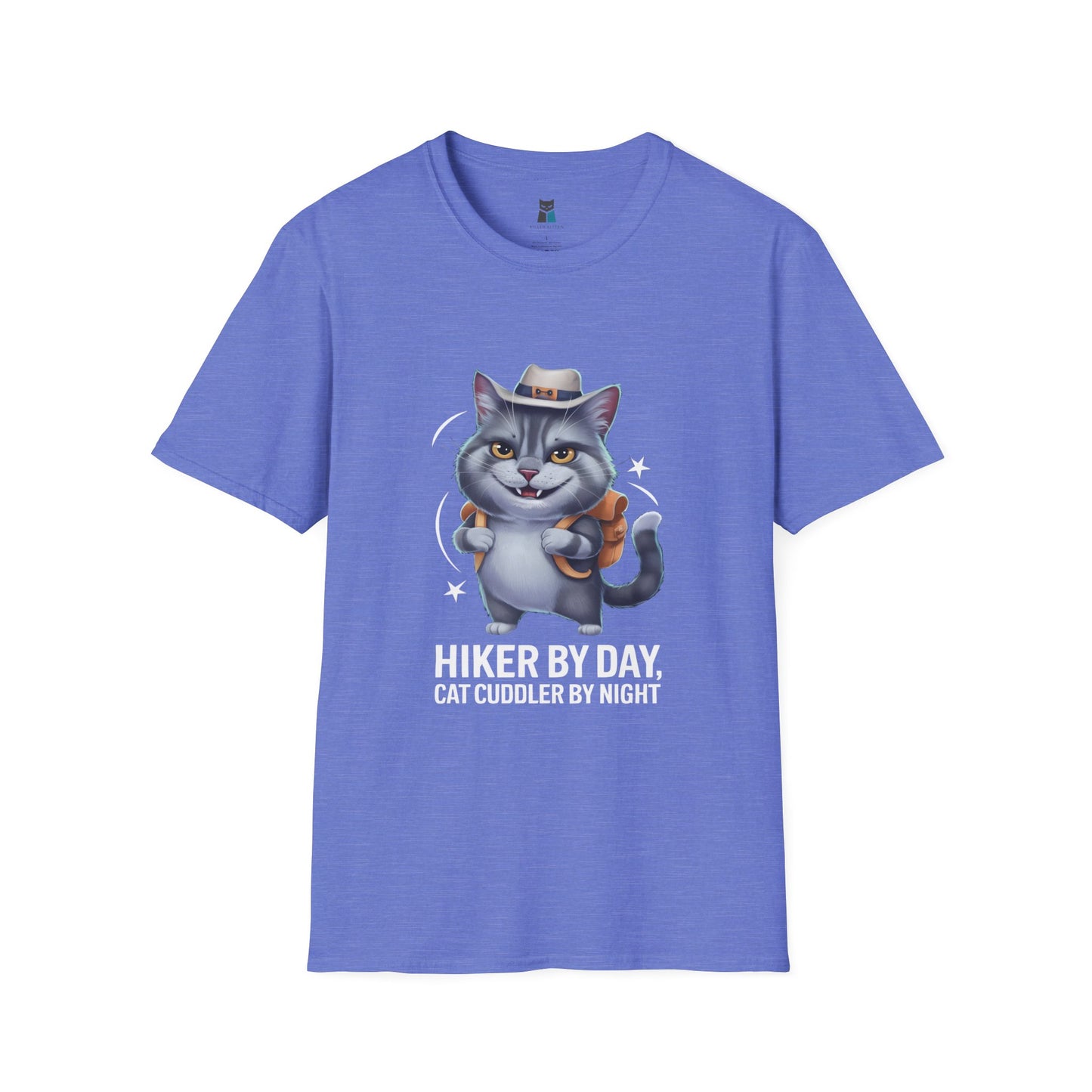 Hiker by Day, Cat Cuddler by Night T-Shirt