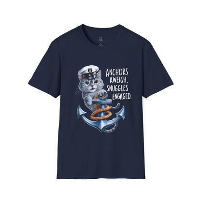 Anchors Aweigh Cat Lover T-Shirt