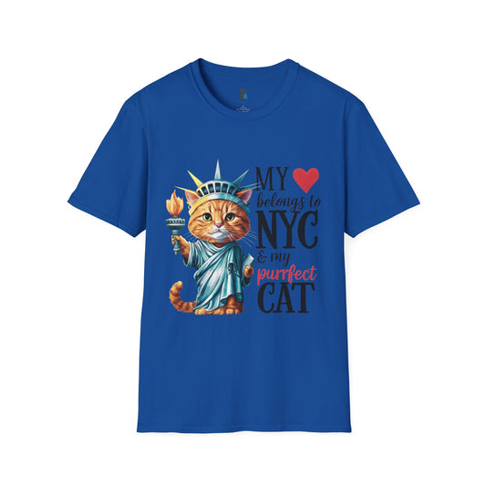 My Heart Belongs to NYC & My Purrfect Cat T-shirt