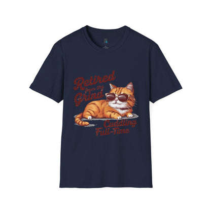 Retired From The Grind Cat T-Shirt