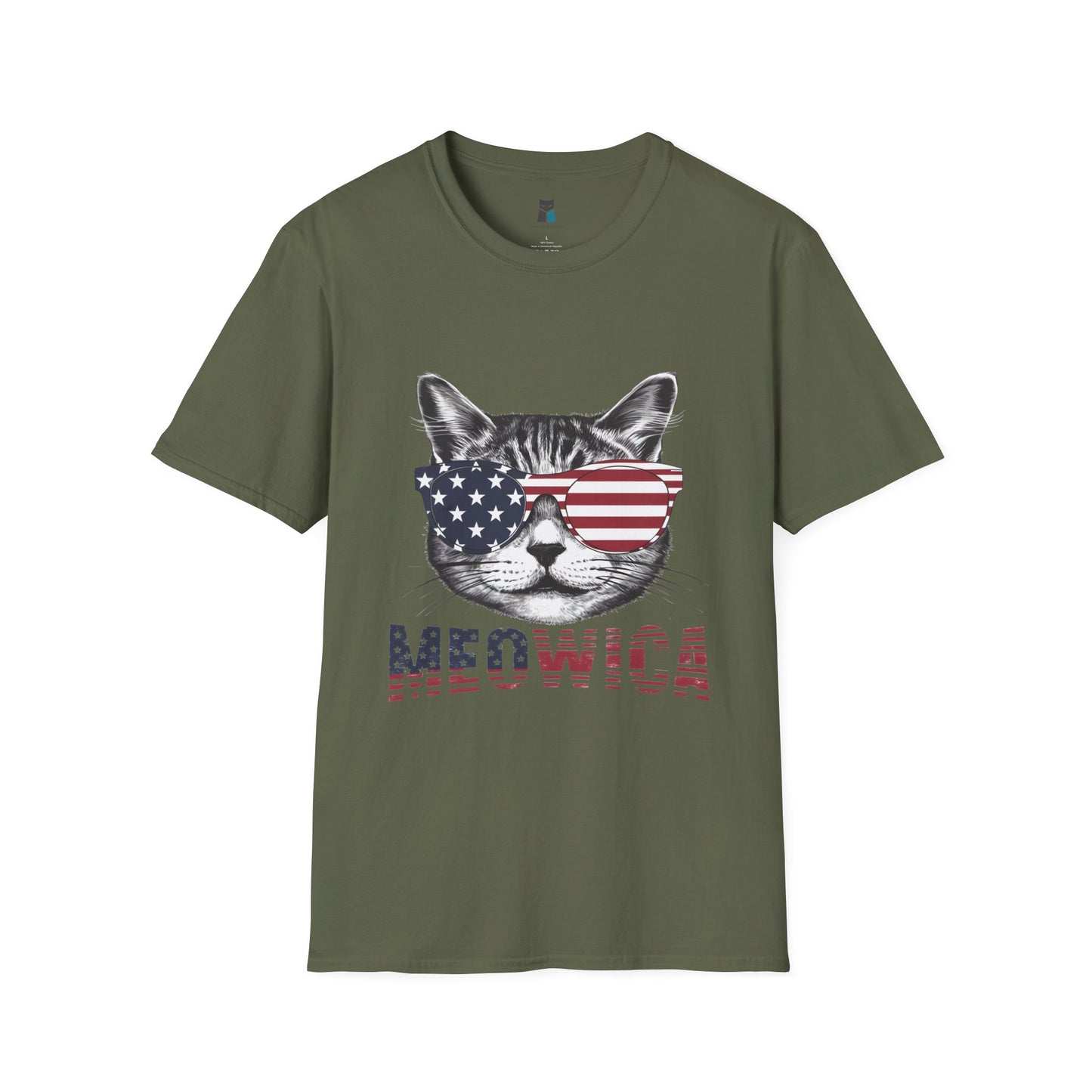 Patriotic Meowica Cat T-Shirt