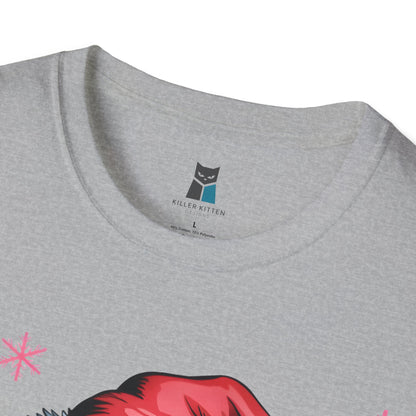 Fun Santa Cat T-Shirt for Holiday Cheer