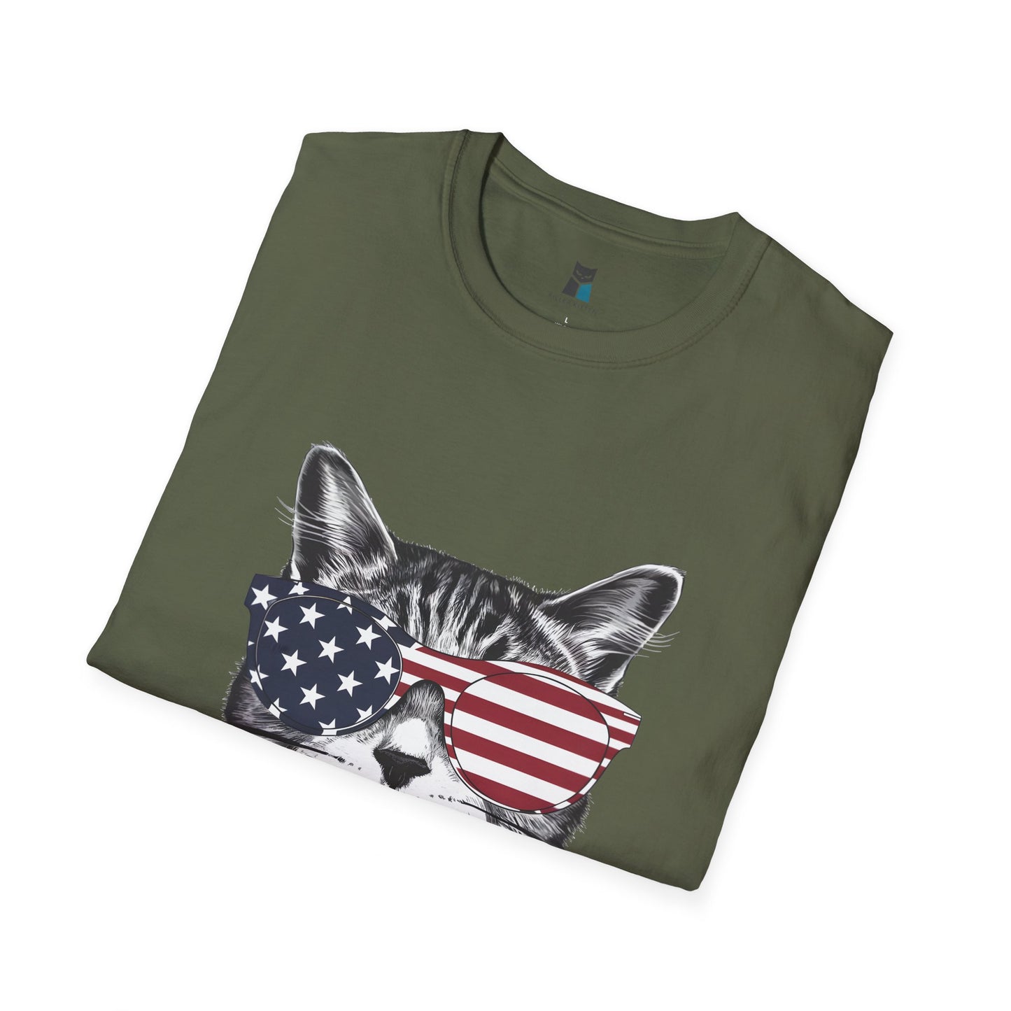 Patriotic Meowica Cat T-Shirt