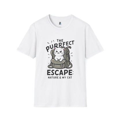 Purrfect Escape Hiking Cat T-Shirt