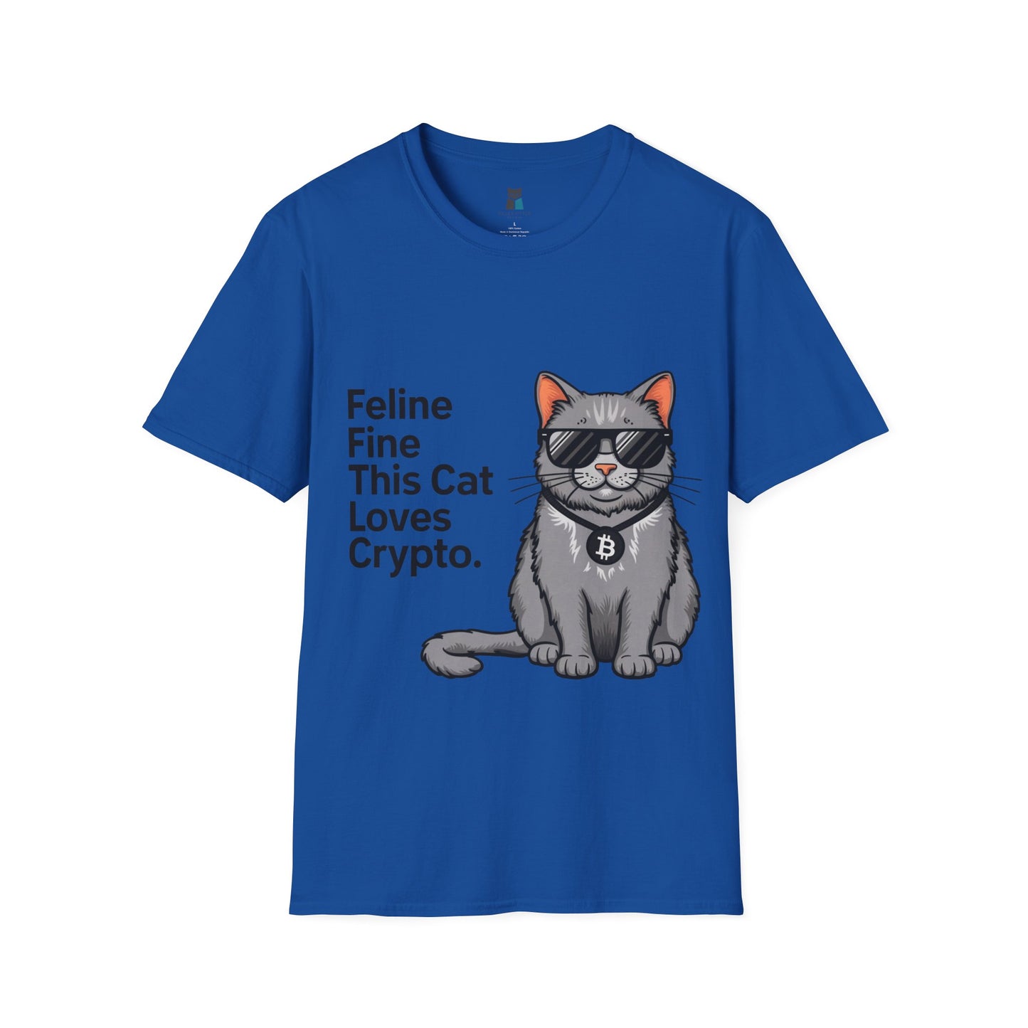 Feline Fine Crypto Cat T-Shirt