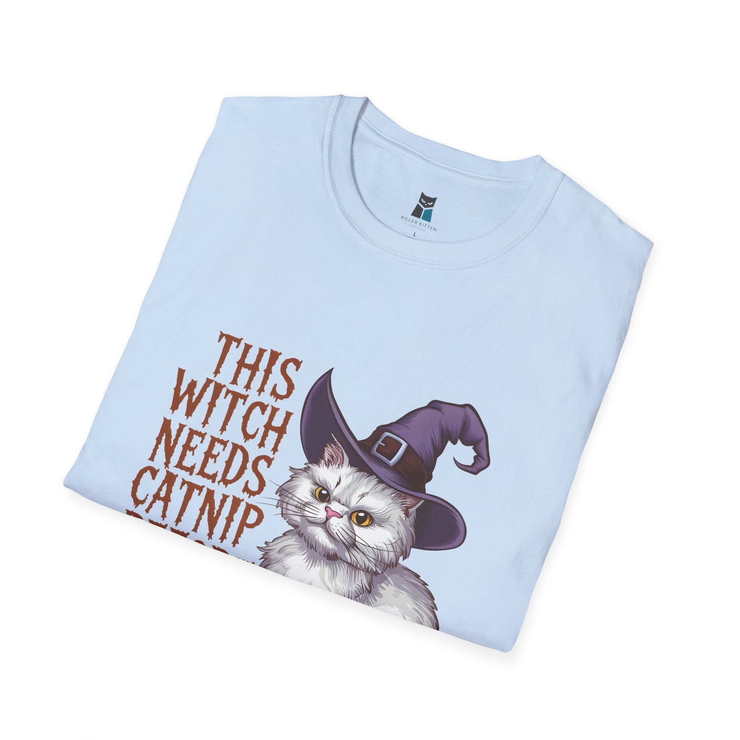 Halloween Catnip Witch T-shirt