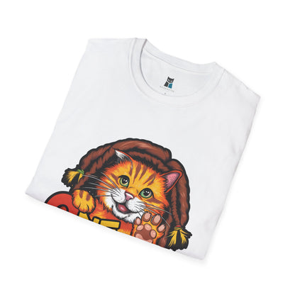 One Paw! Bob Marley Cat T-Shirt