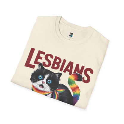 Lesbians Eat What?! Pride Cat T-Shirt