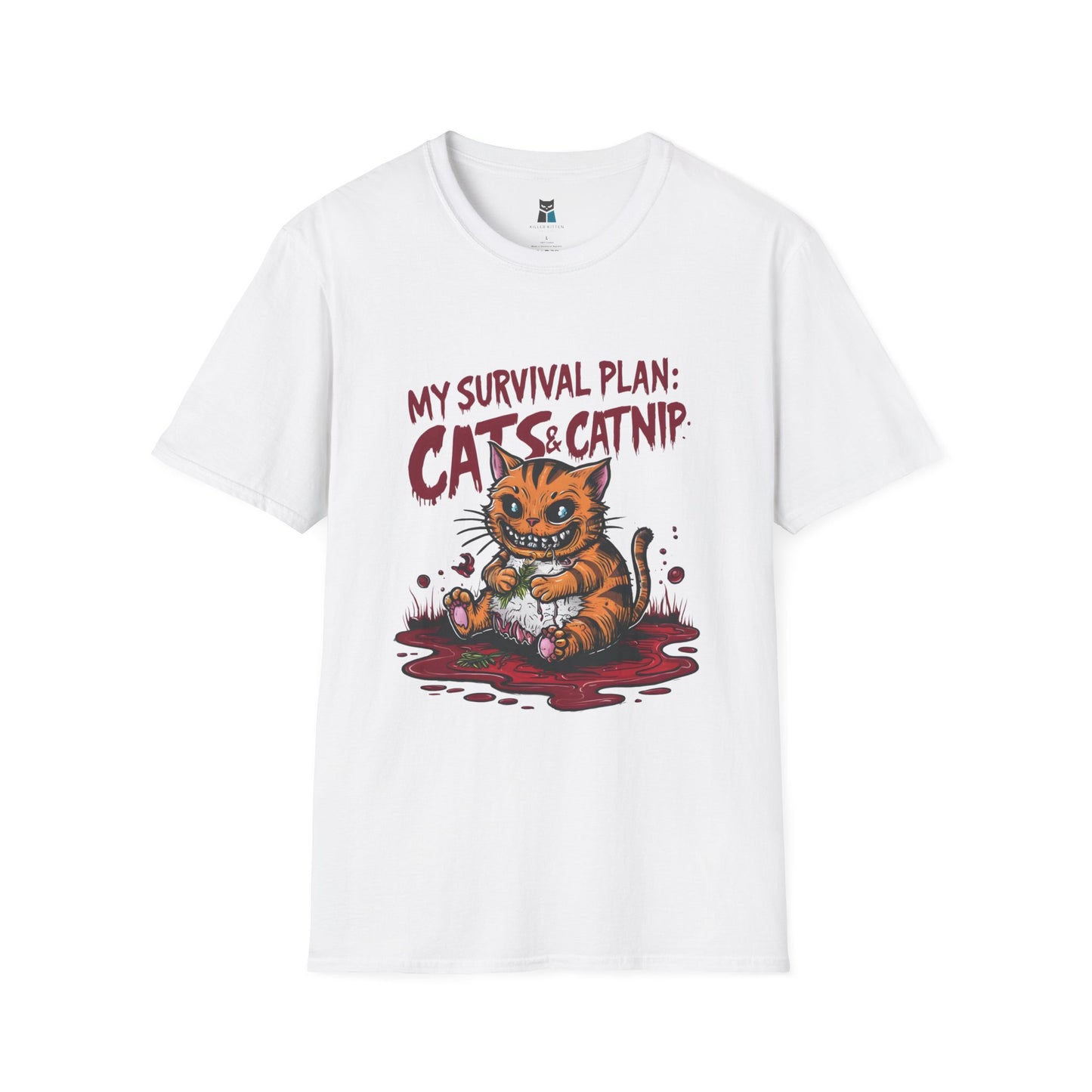 Zombie Apocalypse Survival Cat T-Shirt