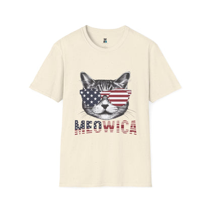 Patriotic Meowica Cat T-Shirt