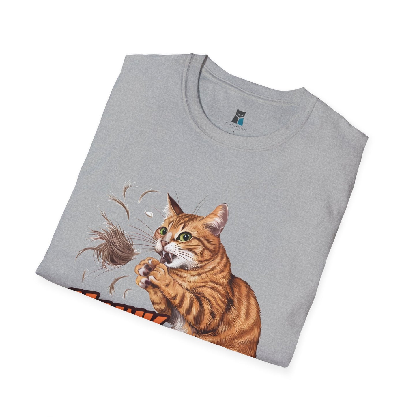 Hawk Tuah Meme Cat T-Shirt - Purrfectly Funny for Cat Lovers