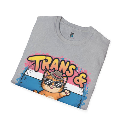 Trans & Pawsome Cat T-Shirt