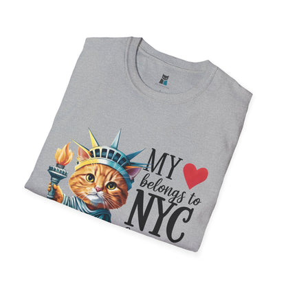 My Heart Belongs to NYC & My Purrfect Cat T-shirt