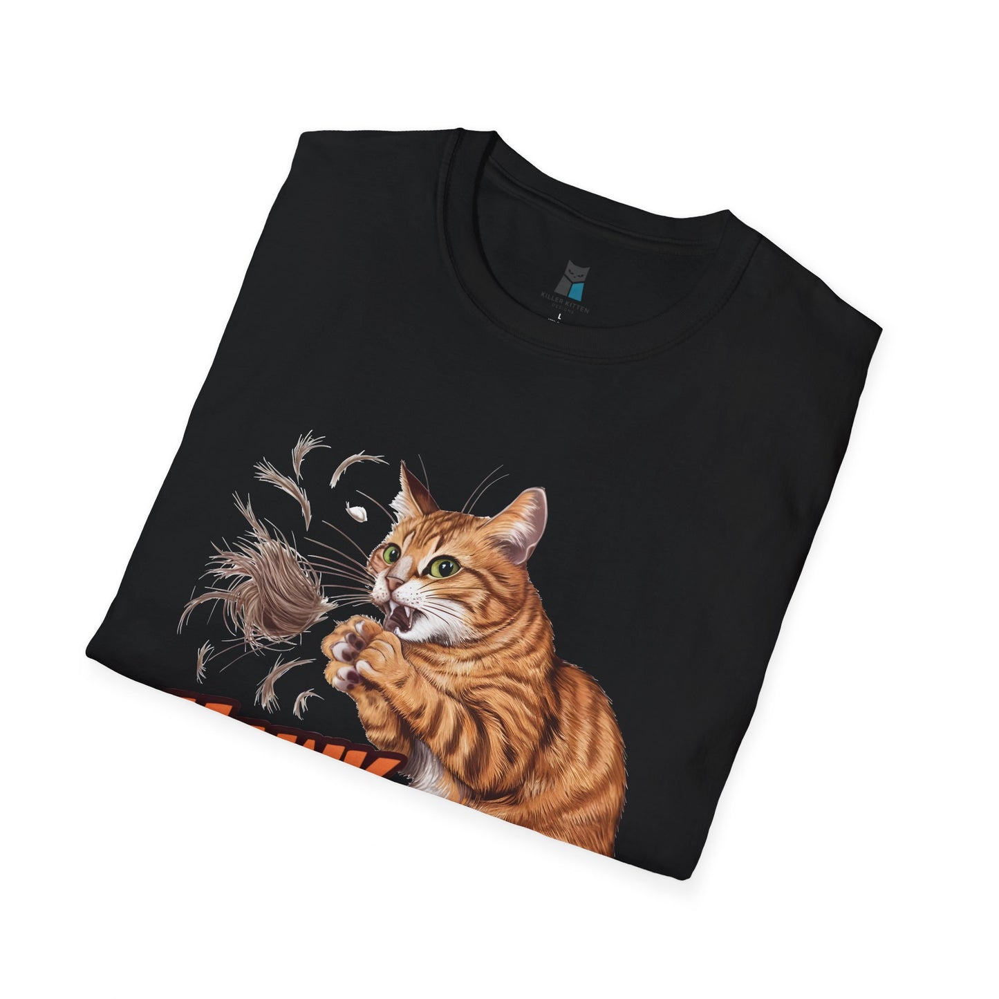 Hawk Tuah Meme Cat T-Shirt - Purrfectly Funny for Cat Lovers