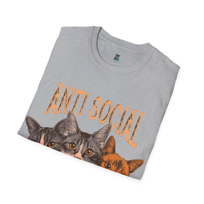 Anti-Social Cat T-Shirt