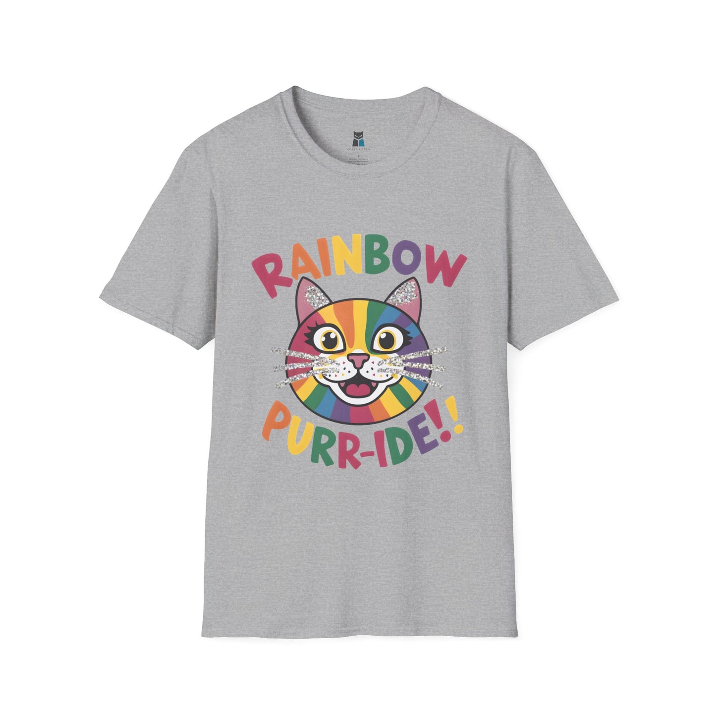 Rainbow Purr-ide Cat T-Shirt