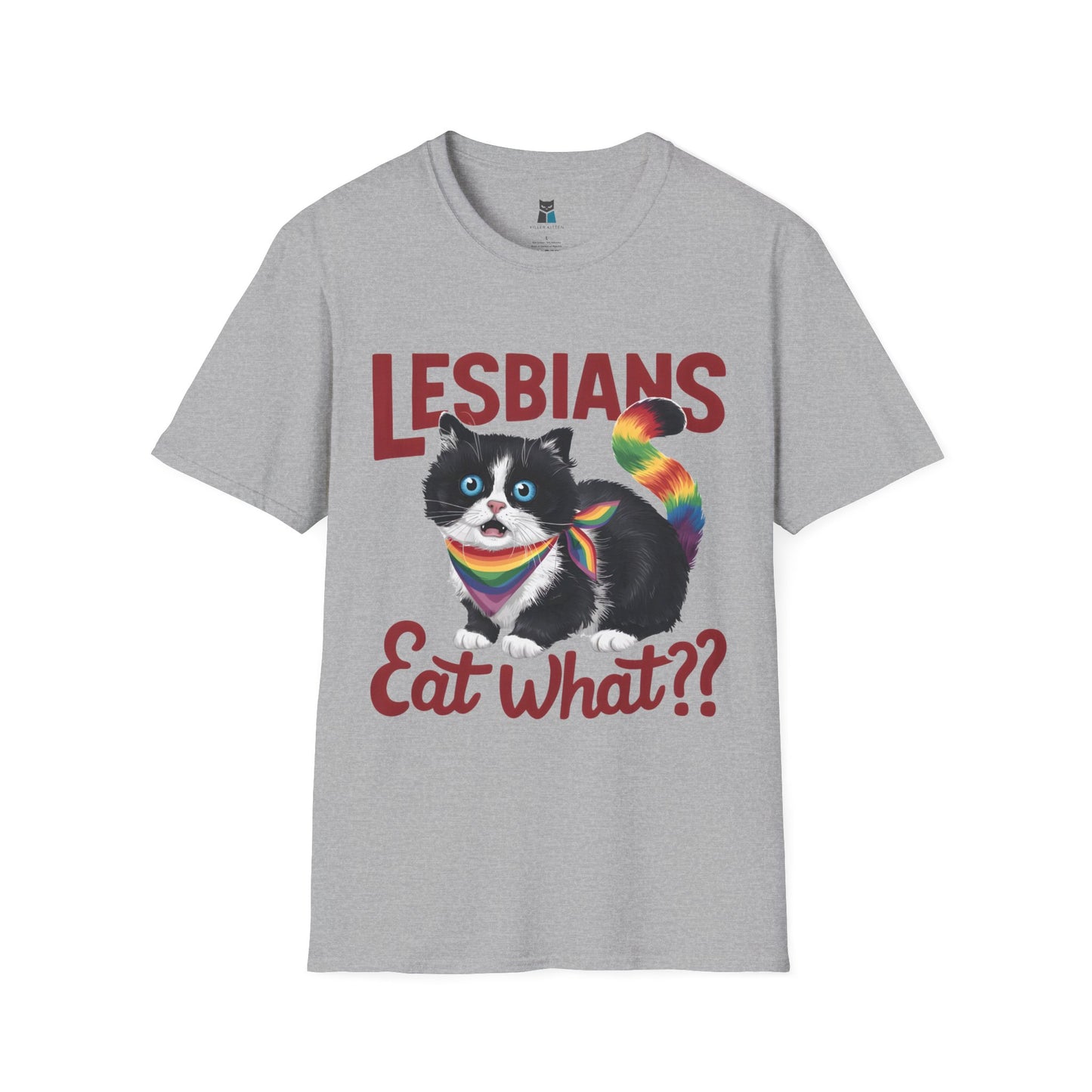 Lesbians Eat What?! Pride Cat T-Shirt