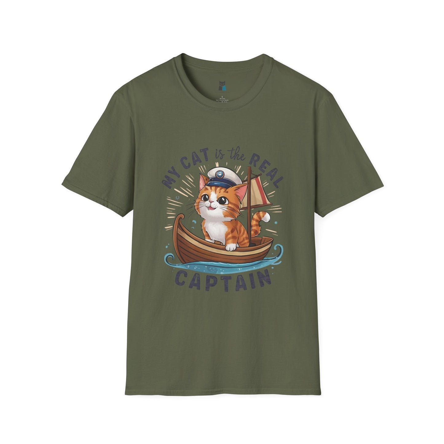 Captain Cat Boating T-Shirt