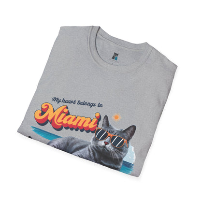 Miami Beach Vibes Cat T-Shirt