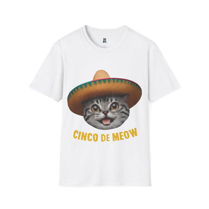 Cinco de Meow Funny Cat T-Shirt