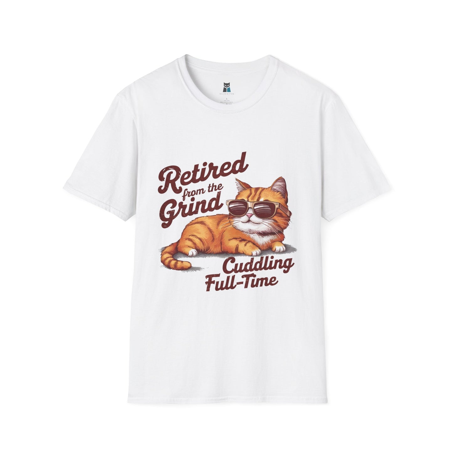 Retired From The Grind Cat T-Shirt