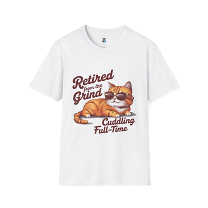 Retired From The Grind Cat T-Shirt