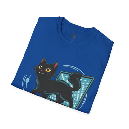 Don’t Worry, I’m from Tech Support! Purrfect IT Tech Cat T-Shirt