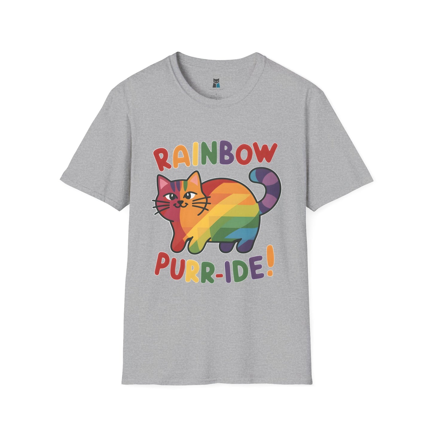 Rainbow Purr-ide Cat T-Shirt