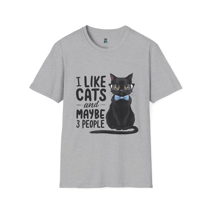 I Like Cats and Maybe 3 People T-Shirt