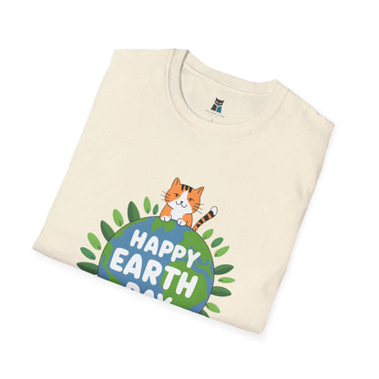 Happy Earth Day Cat T-Shirt