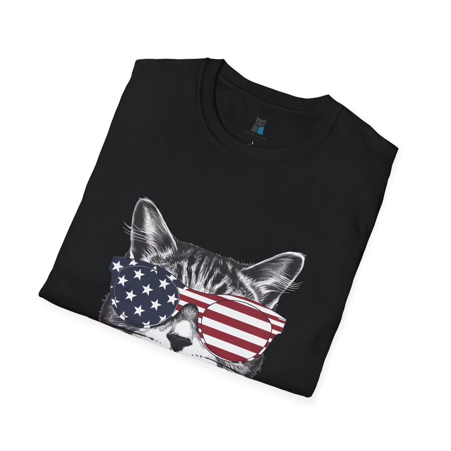 Patriotic Meowica Cat T-Shirt