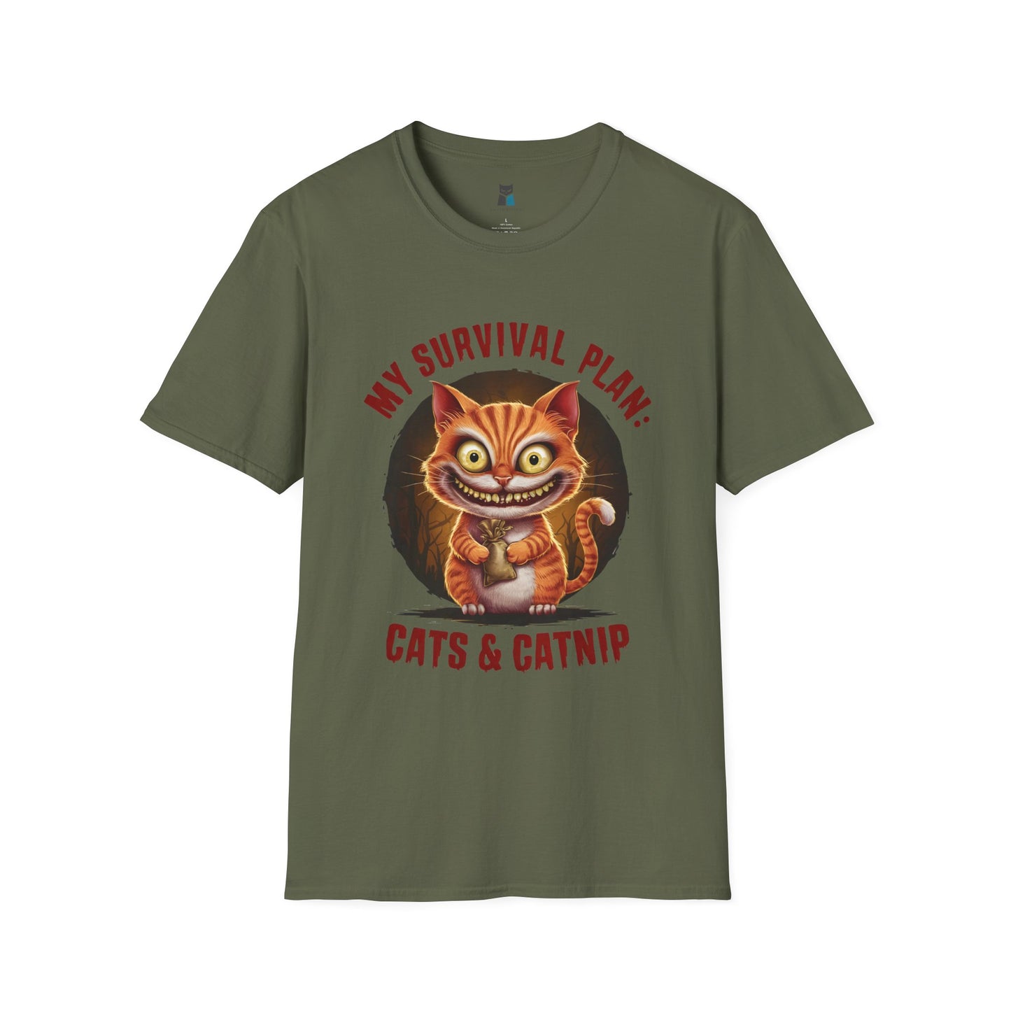 Zombie Apocalypse Survival Cat T-Shirt