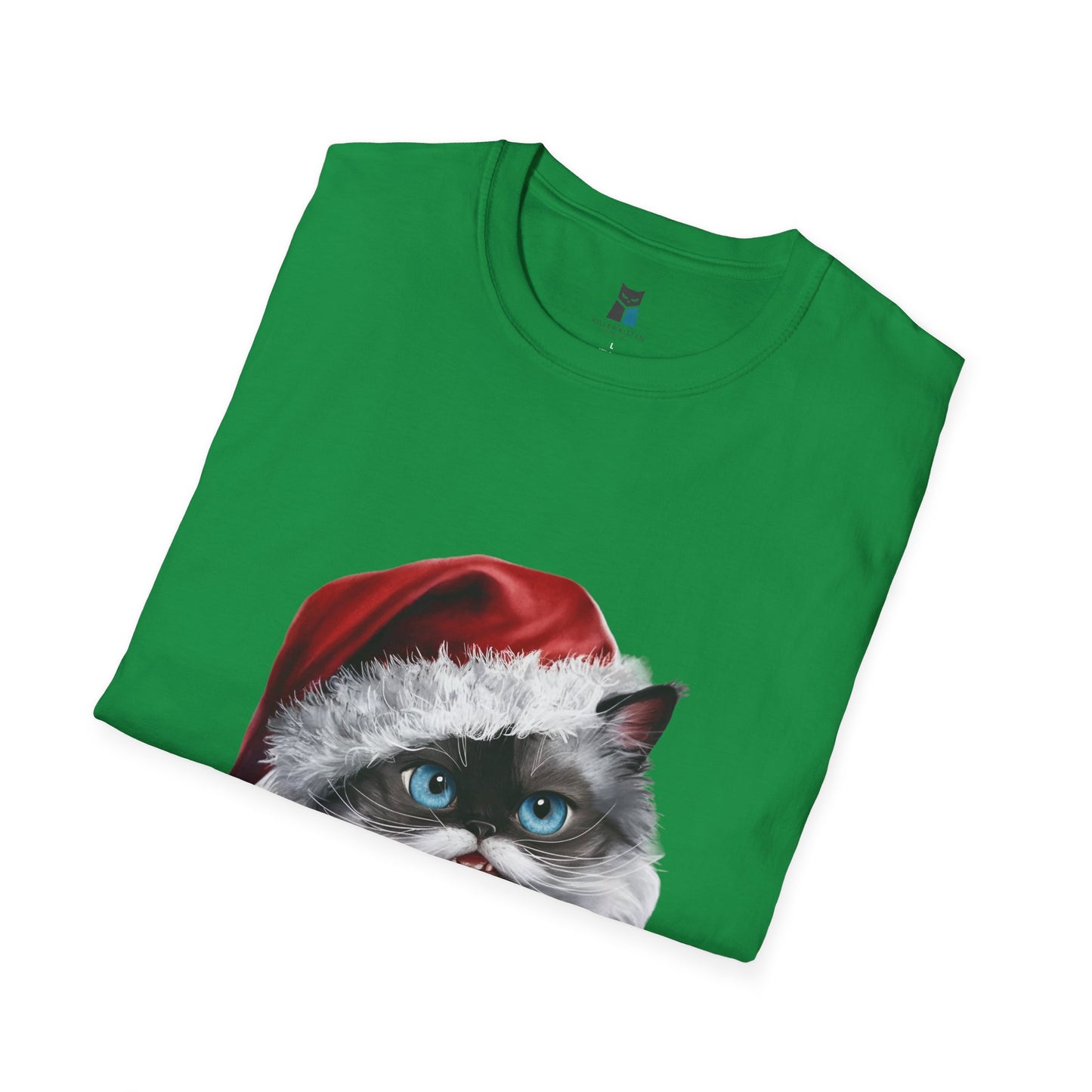 Ragdoll Cat Santa Unisex Softstyle T-Shirt