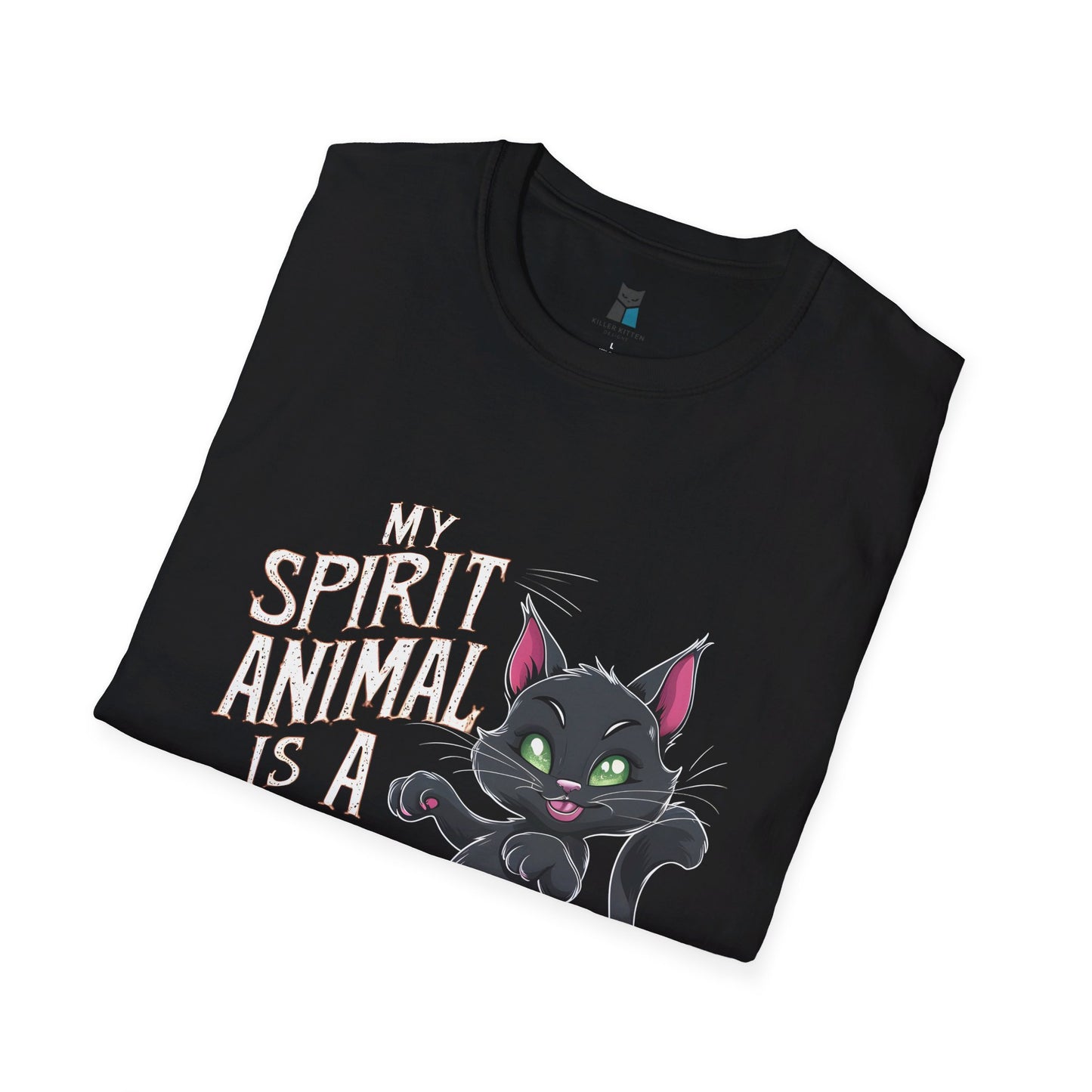 Sassy Black Cat Spirit Animal Halloween T-Shirt