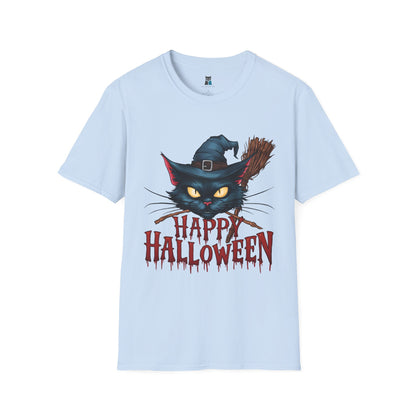 Witchy Black Cat Halloween T-Shirt