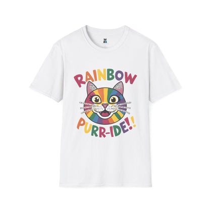 Rainbow Purr-ide Cat T-Shirt