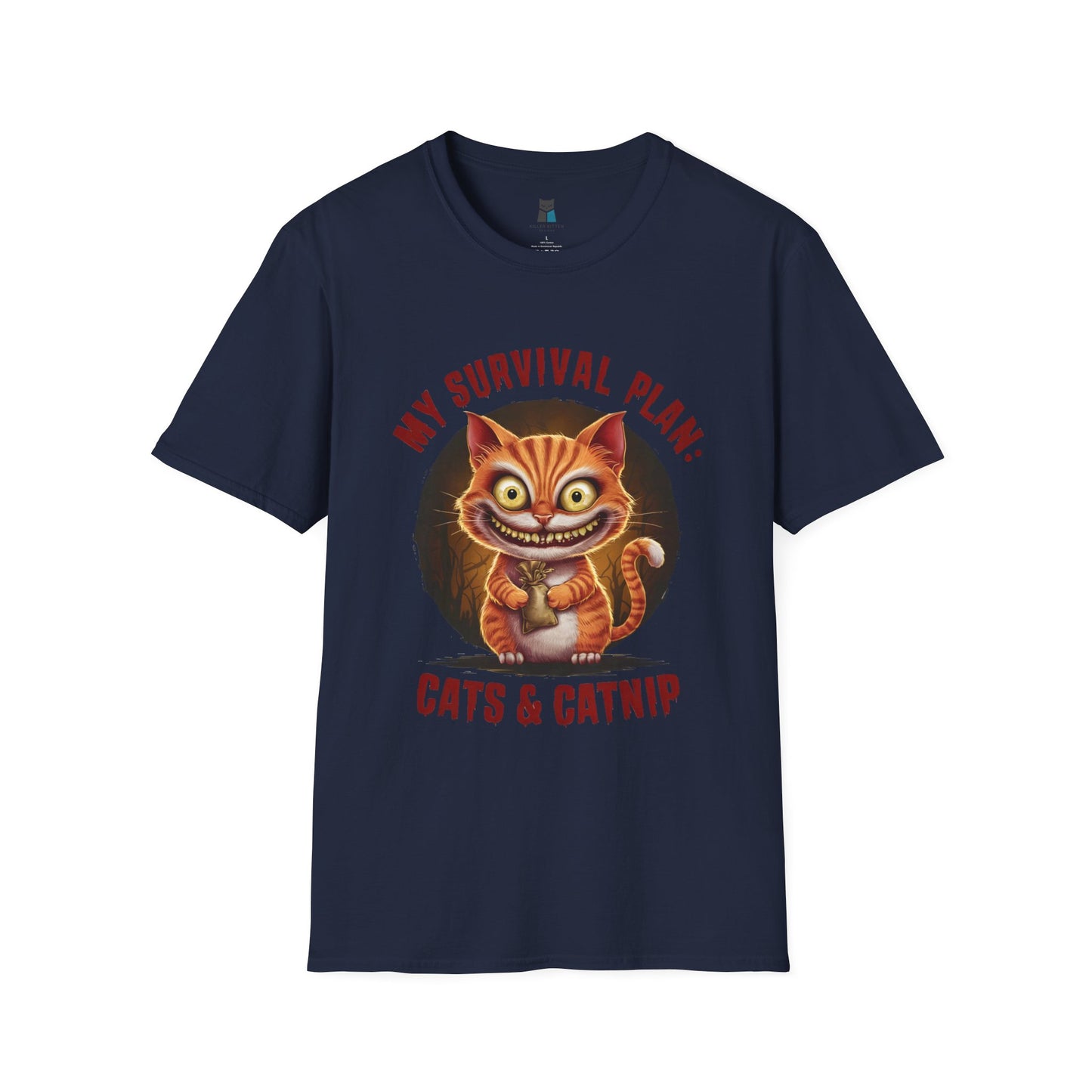 Zombie Apocalypse Survival Cat T-Shirt