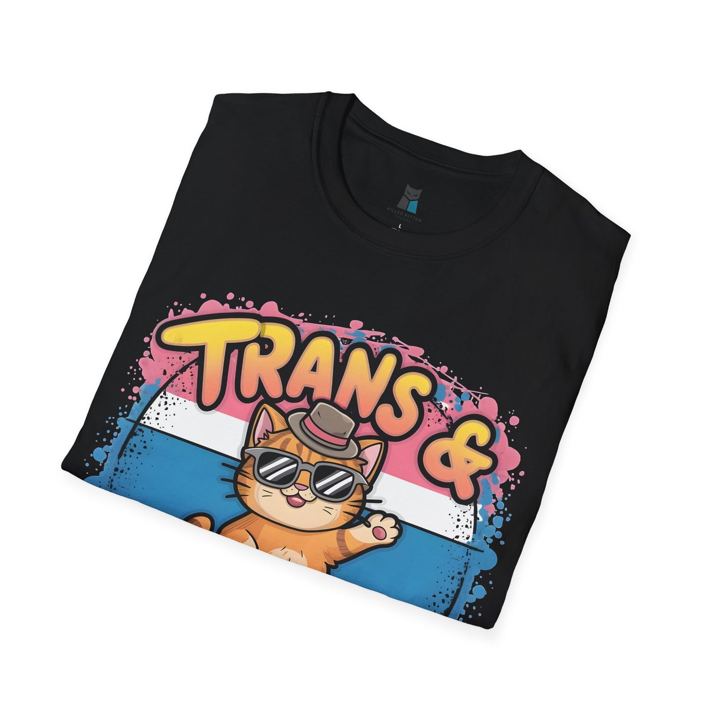 Trans & Pawsome Cat T-Shirt