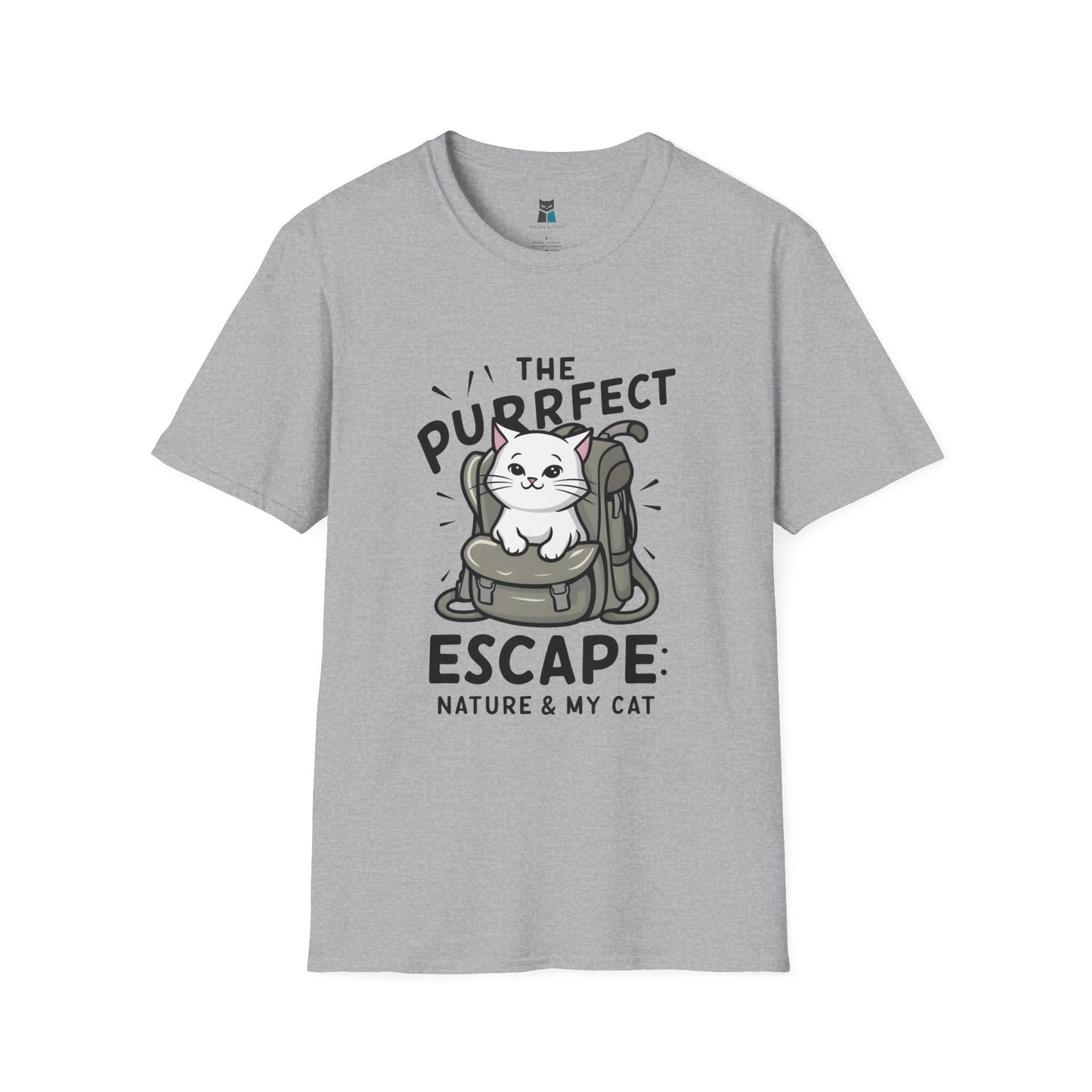 Purrfect Escape Hiking Cat T-Shirt