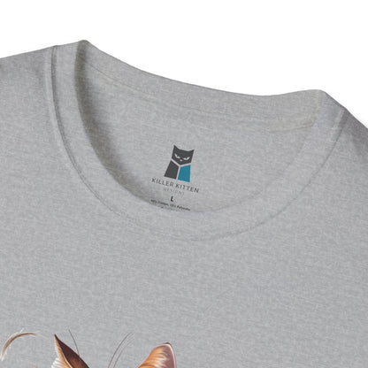 Hawk Tuah Meme Cat T-Shirt - Purrfectly Funny for Cat Lovers